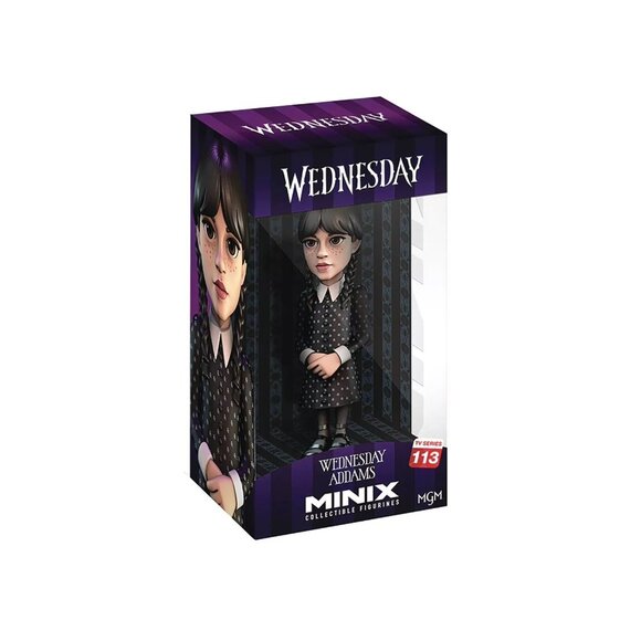 NIB WEDNESDAY Addams Family Vinyl Minix Collectable Figurine TV Series 113 - Picture 8 of 13